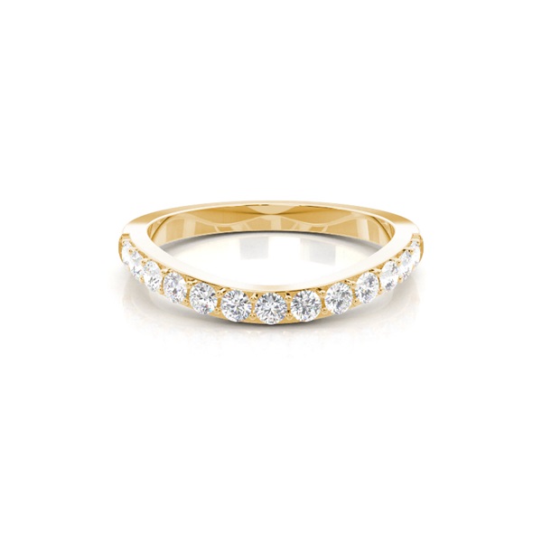 Gerichts Profil Passform Klassische ebene Hochzeitsband