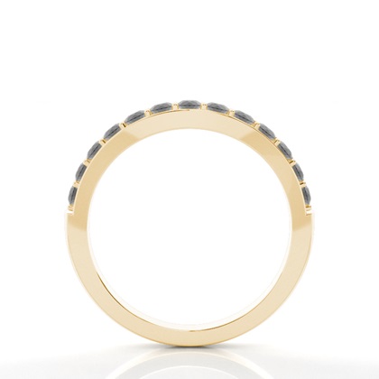 Schwarzes rautenförmiges Damenstirnband mit Komfortpassform