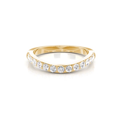 Gelbgold Frau Eheringe