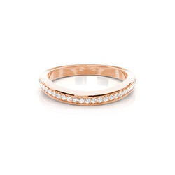 2.20mm Studded Slight Comfort Fit Diamond Shaped Band