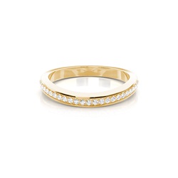 2.20mm Studded Slight Comfort Fit Diamond Shaped Band