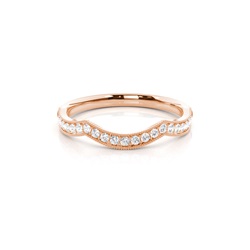 1.70mm Studded Slight Comfort Fit Diamond Shaped Band
