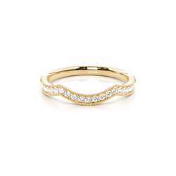1.70mm Studded Slight Comfort Fit Diamond Shaped Band