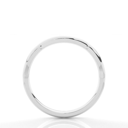 1.70mm Slight Comfort Fit Plain Shaped Wedding Band