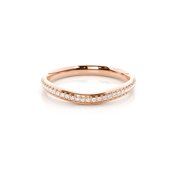 1.90mm Studded Slight Comfort Fit Diamond Shaped Band