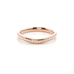 1.90mm Studded Slight Comfort Fit Diamond Shaped Band