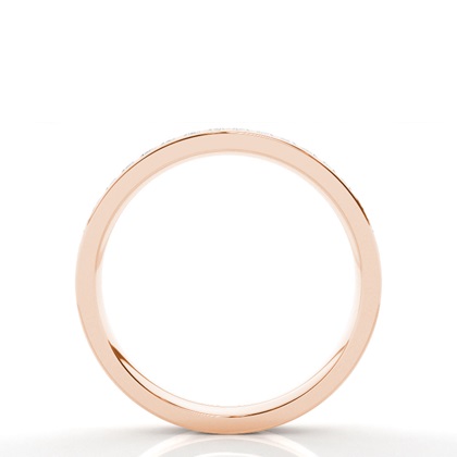 Princess Rose Gold Eternity Diamond Rings