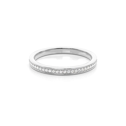 Silver Anniversary Diamond Rings