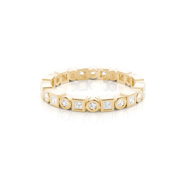 Full Bezel Setting Full Eternity Diamond Ring