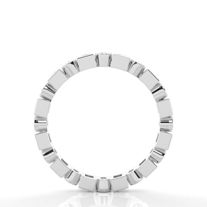 Eternity Diamant Ring in einer Zargenfassung