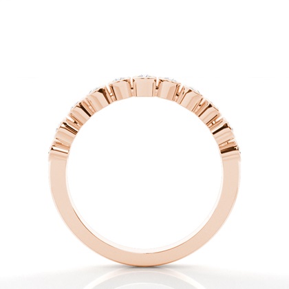 Rotgold Memoireringe Diamantringe