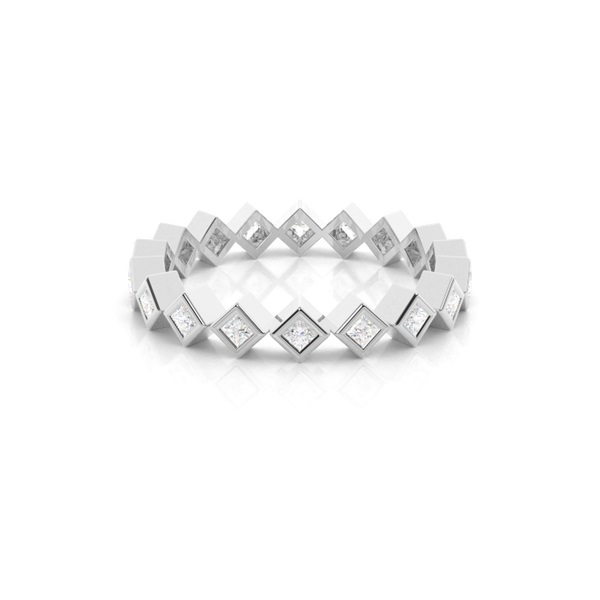 3.20mm Full Bezel Setting Full Eternity Diamond Ring