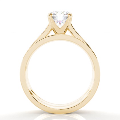 Yellow Gold Bridal Engagement and Wedding Bands Ring Sets