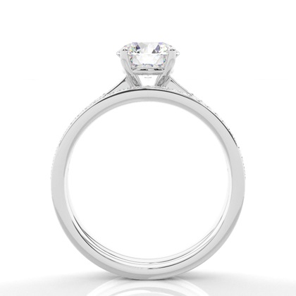 White Gold Bridal Set Diamond Engagement Ring