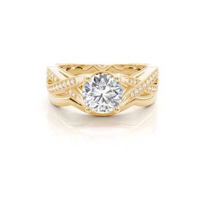 Yellow Gold Diamond Engagement Rings