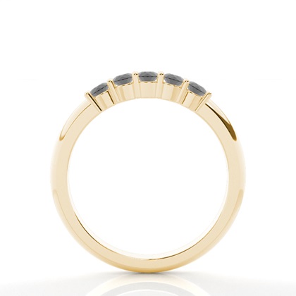 Yellow Gold 5 Stone Diamond Rings