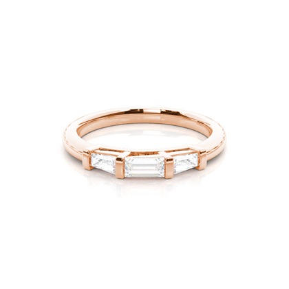 Baguette Diamond Engagement Rings 