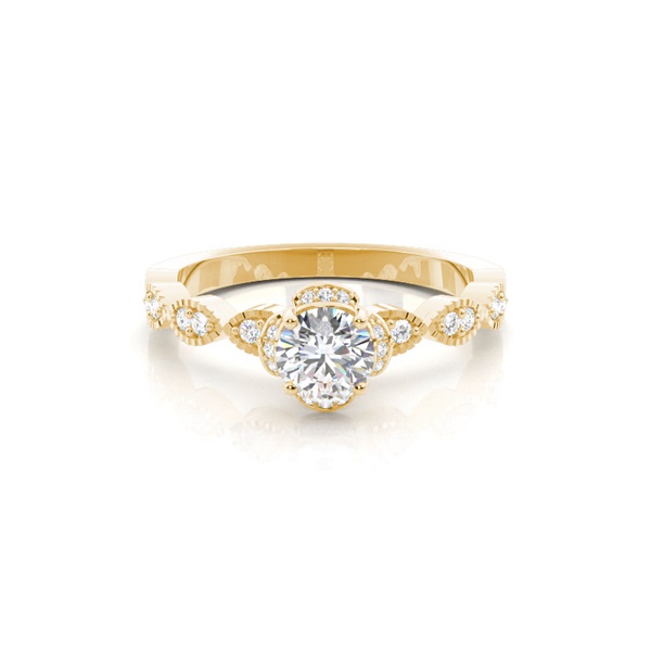 White Gold Diamond Engagement Ring