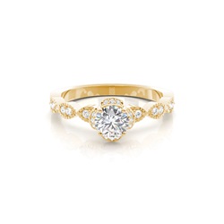 White Gold Diamond Engagement Ring
