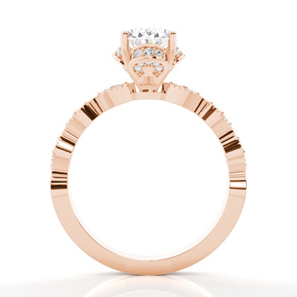 Rosegold Verlobungsringe