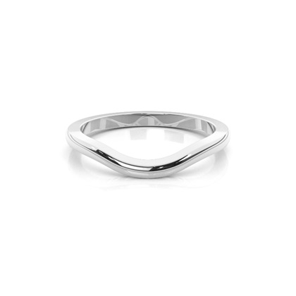 1.90mm Slight Comfort Fit Plain Shaped Wedding Band