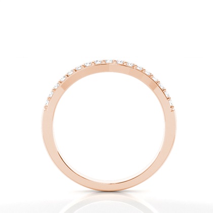 Women's Rose Gold Diamond Wedding Rings