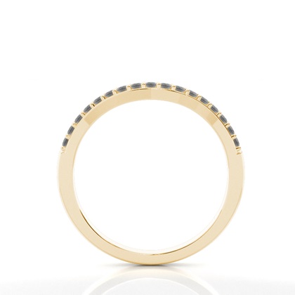 Schwarzes rautenförmiges Damenstirnband mit Komfortpassform