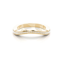 2.30mm Studded Slight Comfort Fit Diamond Shaped Band