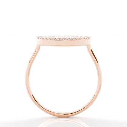 Rose Gold Statement Diamond Rings