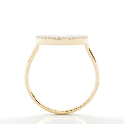 Yellow Gold Statement Diamond Rings