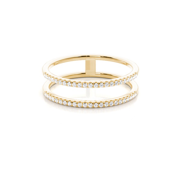 Illusion Setting Round Diamond Promise Ring