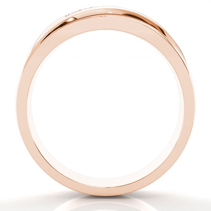 Gespickt Leichte Passform Diamant Hochzeits Formband