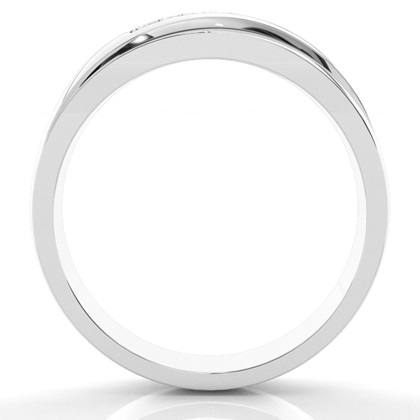 Gespickt Leichte Passform Diamant Hochzeits Formband