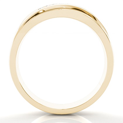 Gespickt Leichte Passform Diamant Hochzeits Formband