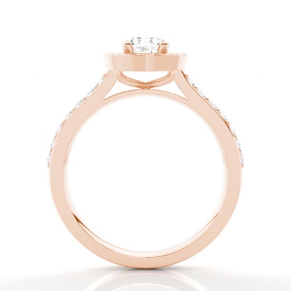 Rose Gold Diamond Engagement Rings
