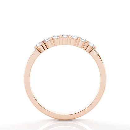 Rose Gold Contemporary Diamond Engagement Rings