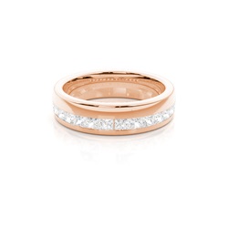 Bequem geschliffener Diamant Trauring