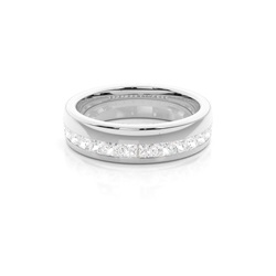 Bequem geschliffener Diamant Trauring