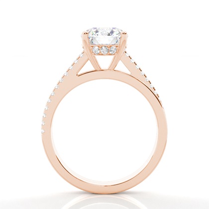 Rose Gold Womens Engagement Rings