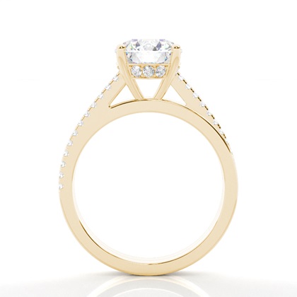 Yellow Gold Womens Engagement Rings