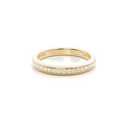 Yellow Gold Eternity Diamond Rings