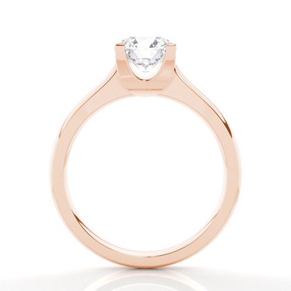 Rotgold Solitärringe Diamantringe