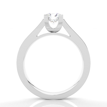 4 Prong Setting Side Stone Engagement Ring