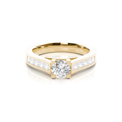 Yellow Gold Diamond Engagement Rings