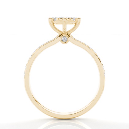 Medium Diamant Verlobungsring in einer Krappenfassung