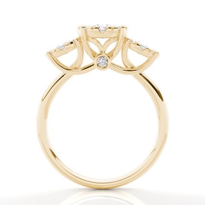 Medium Diamant Verlobungsring in einer Krappenfassung