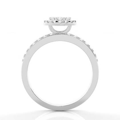 Medium Diamant Verlobungsring in einer Krappenfassung