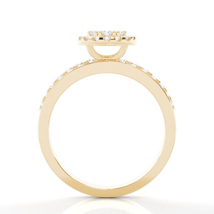 Medium Diamant Verlobungsring in einer Krappenfassung