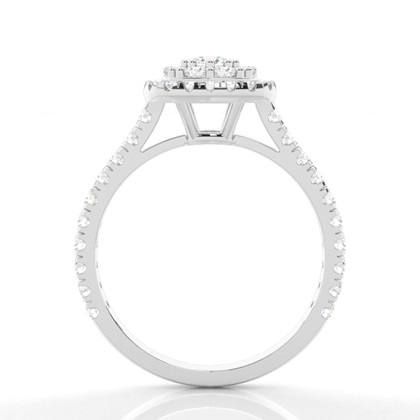 Medium Diamant Verlobungsring in einer Krappenfassung