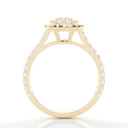 Medium Diamant Verlobungsring in einer Krappenfassung